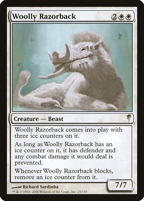 Woolly Razorback (25) [Coldsnap]