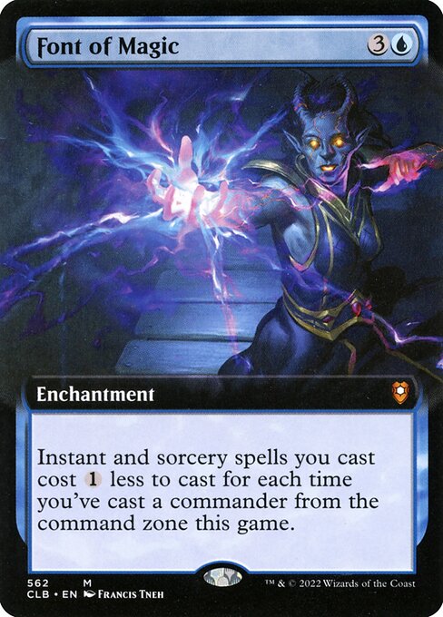 Font of Magic (562) [Commander Legends: Battle for Baldur's Gate] [Extended Art]