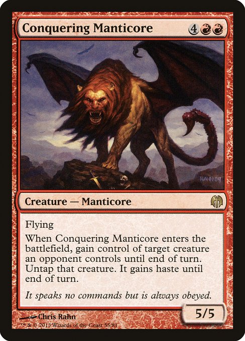 Conquering Manticore (55) [Duel Decks: Heroes vs. Monsters]