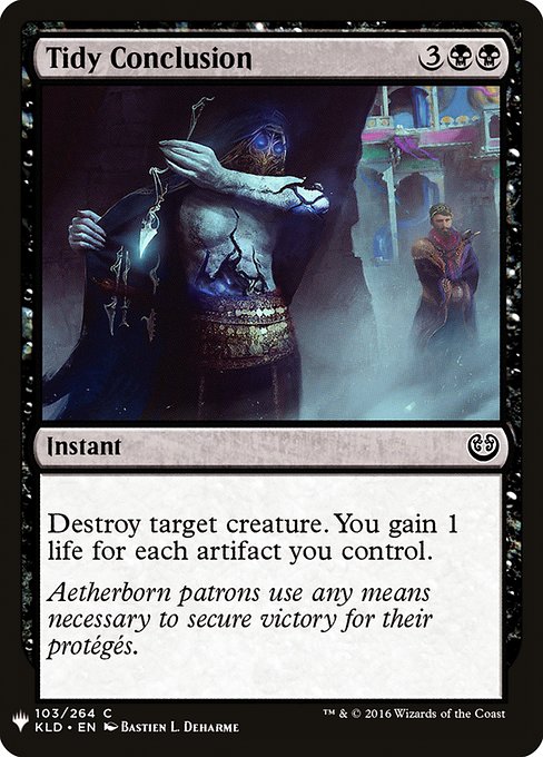 Tidy Conclusion (KLD-103) [The List]