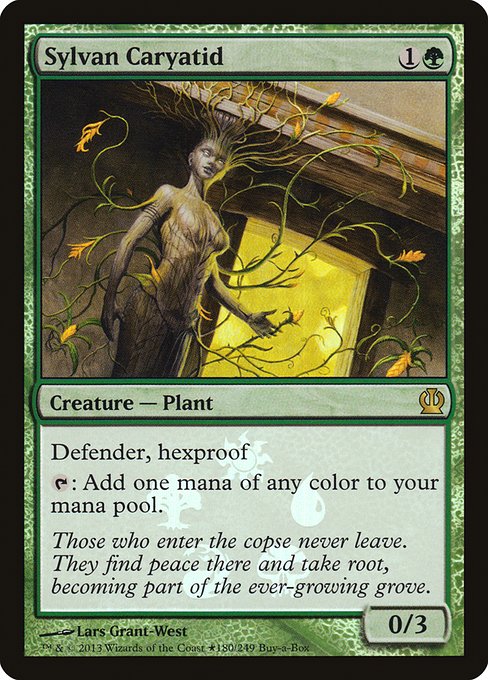 Sylvan Caryatid (180★) [Theros Promos]