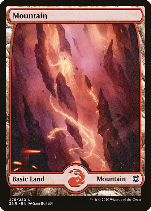 Mountain (275) [Zendikar Rising] [Full Art]