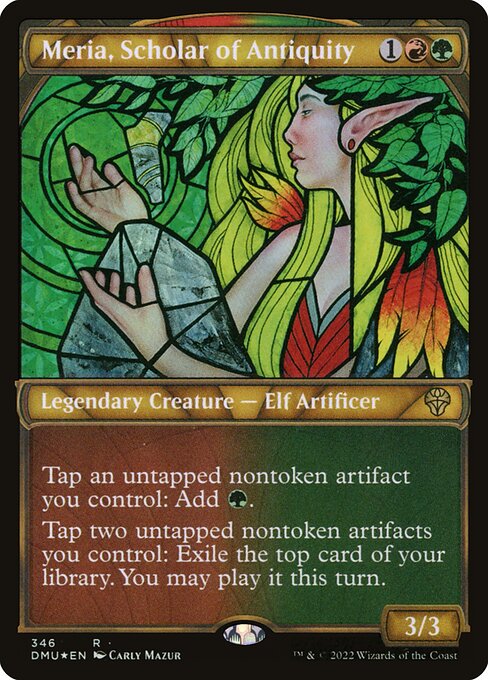 Meria, Scholar of Antiquity (346) [Dominaria United] [Showcase]