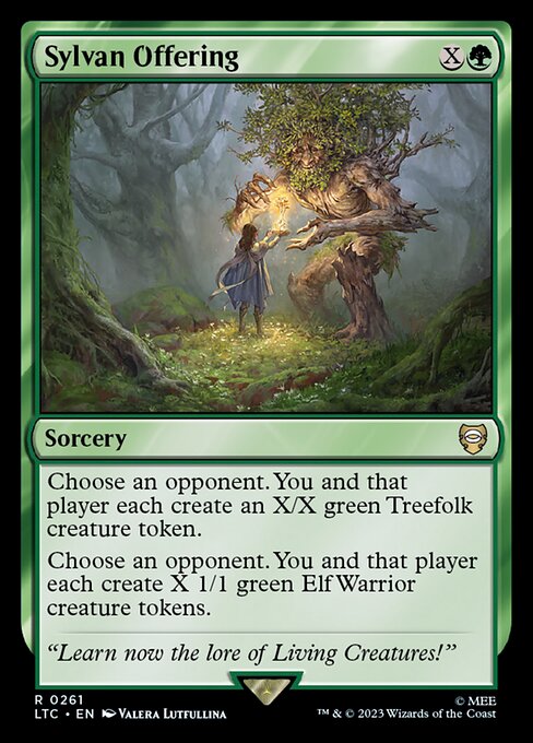 Sylvan Offering (261) [Tales of Middle-earth Commander]