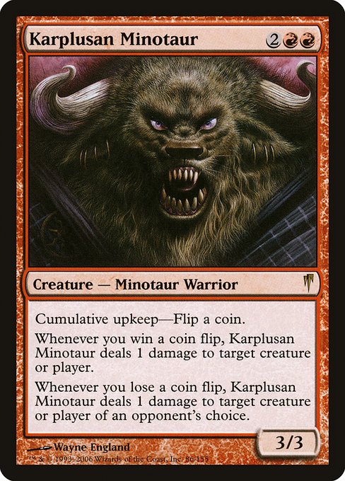 Karplusan Minotaur (86) [Coldsnap]
