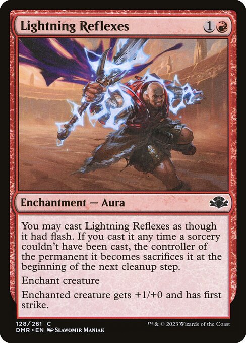 Lightning Reflexes (128) [Dominaria Remastered]
