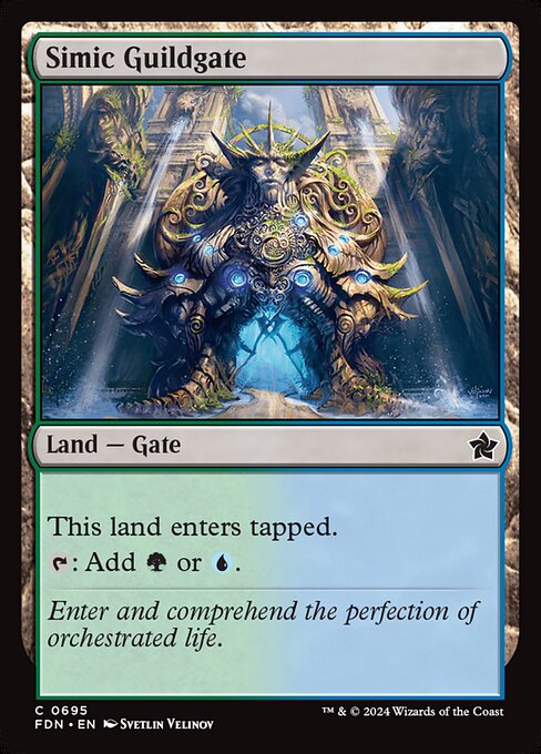 Simic Guildgate (695) [Foundations]