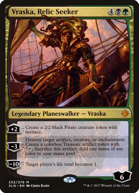 Vraska, Relic Seeker (232) [Ixalan]