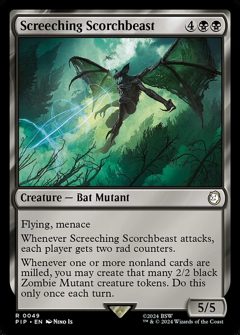 Screeching Scorchbeast (49) [Fallout]