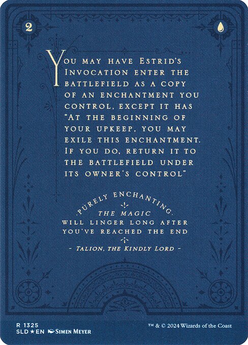 Estrid's Invocation // Estrid's Invocation (1325) [Secret Lair Drop] Reverse