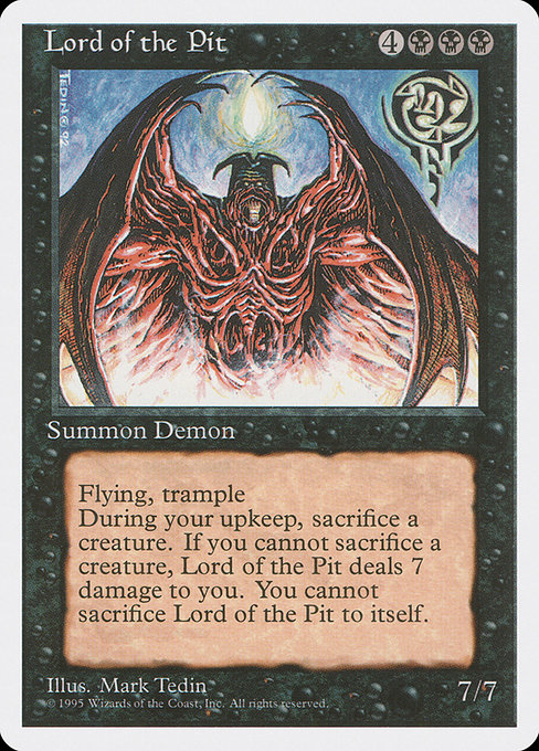Lord of the Pit (144) [Fourth Edition]
