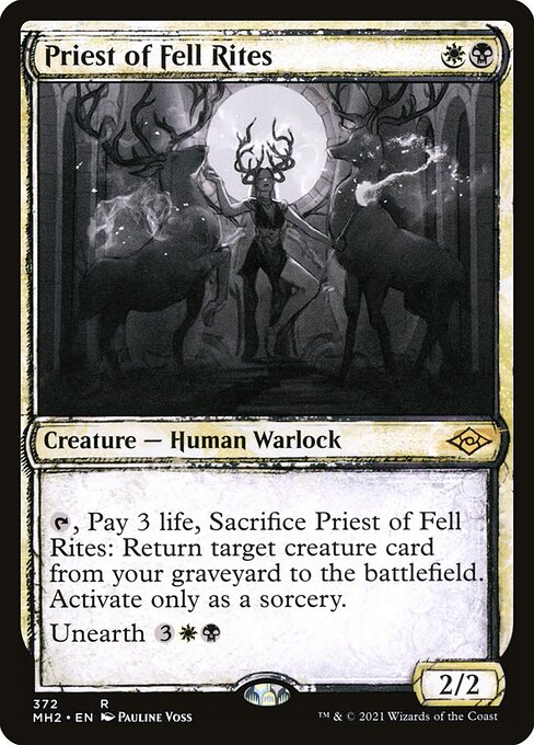 Priest of Fell Rites (372) [Modern Horizons 2] [Showcase]