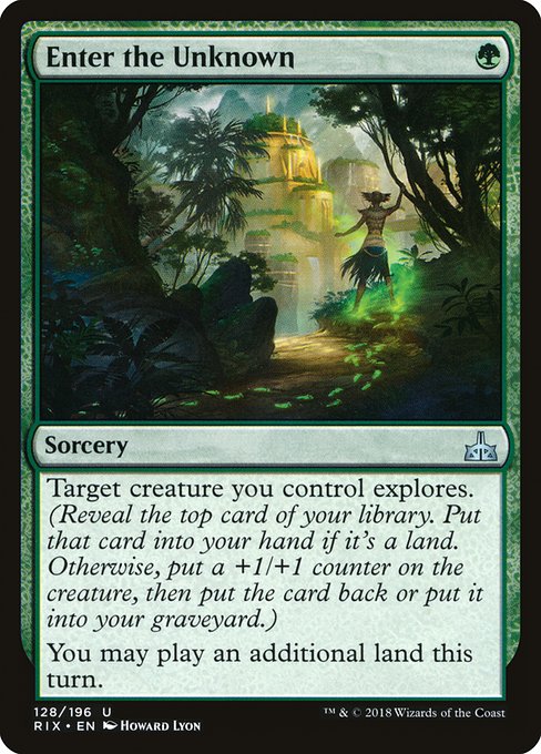 Enter the Unknown (128) [Rivals of Ixalan]