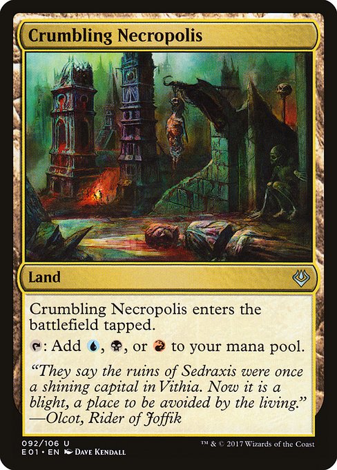 Crumbling Necropolis (92) [Archenemy: Nicol Bolas]