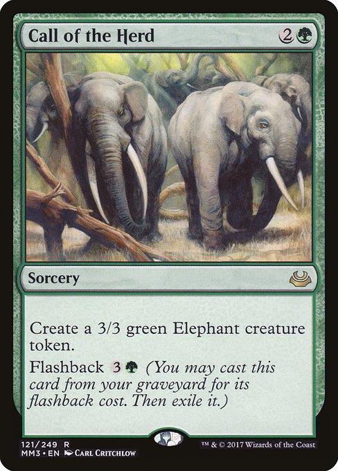 Call of the Herd (121) [Modern Masters 2017]