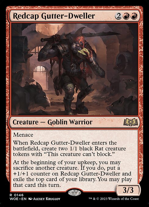 Redcap Gutter-Dweller (146) [Wilds of Eldraine]