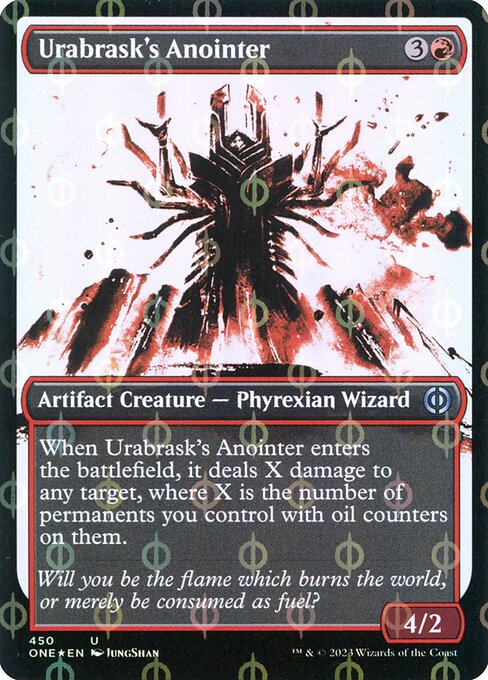 Urabrask's Anointer (450) [Phyrexia: All Will Be One] [Showcase]
