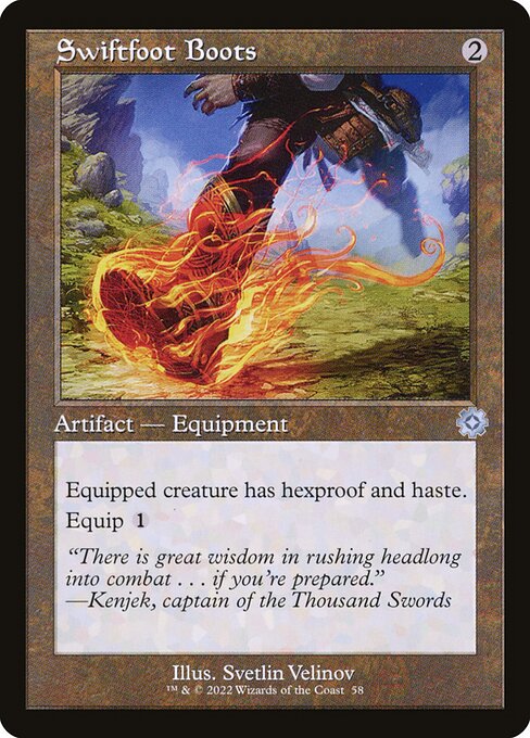 Swiftfoot Boots (58) [The Brothers' War Retro Artifacts]