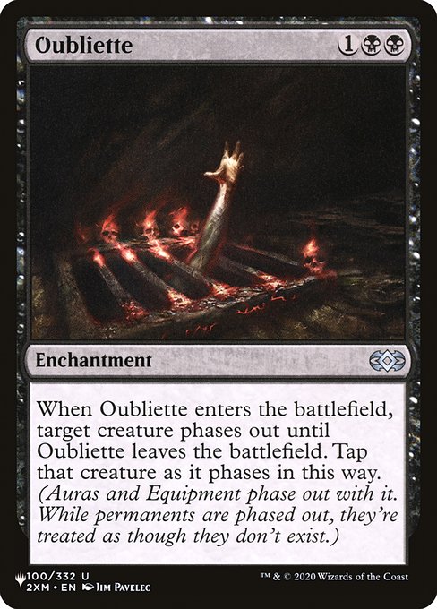 Oubliette (2XM-100) [The List]