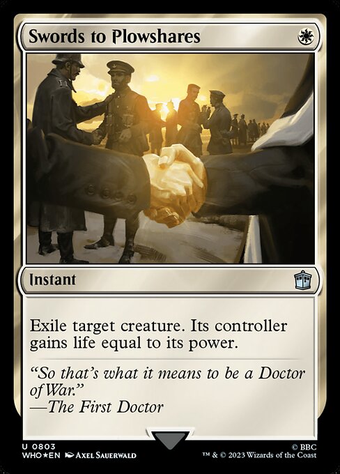 Swords to Plowshares (803) [Doctor Who]