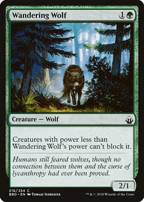 Wandering Wolf (216) [Battlebond]