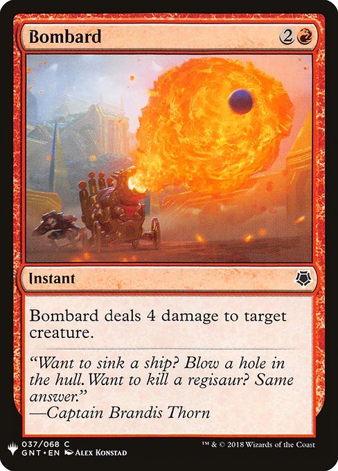 Bombard (GNT-37) [The List]
