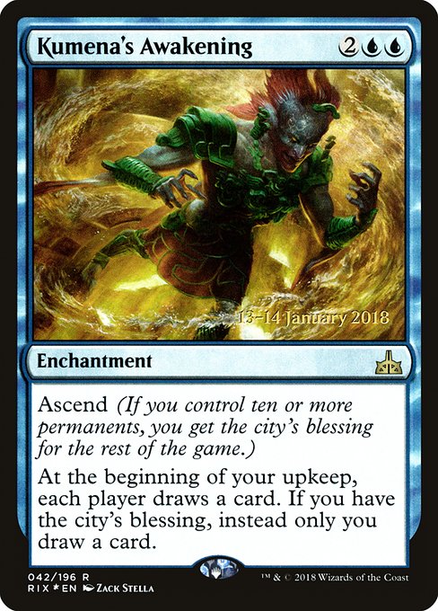 Kumena's Awakening (42s) [Rivals of Ixalan Promos]