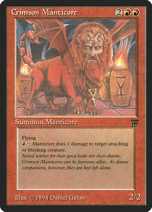 Crimson Manticore (140) [Legends]