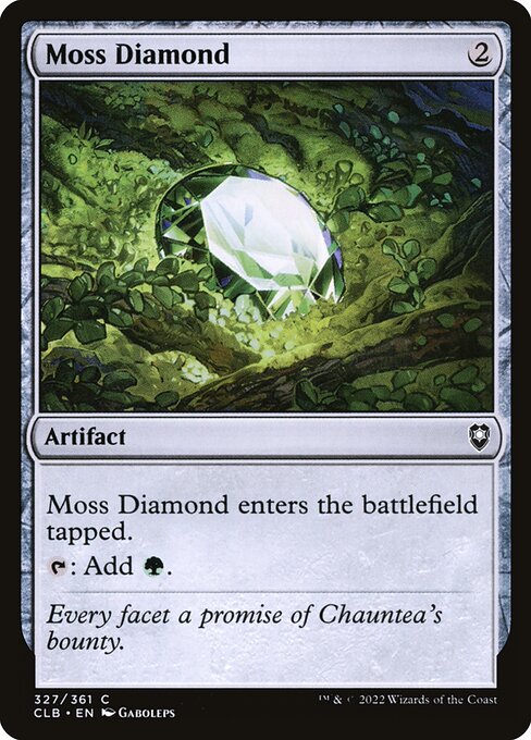 Moss Diamond (327) [Commander Legends: Battle for Baldur's Gate]