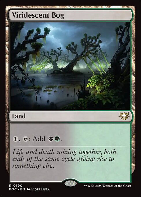 Viridescent Bog (190) [Edge of Eternities Commander]