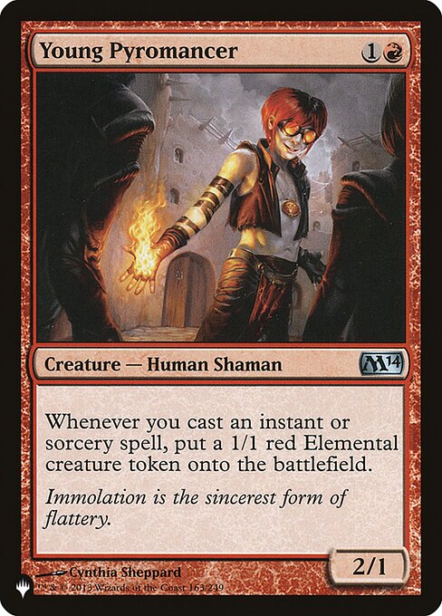Young Pyromancer (M14-163) [The List]