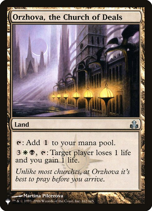 Orzhova, the Church of Deals (GPT-162) [The List]