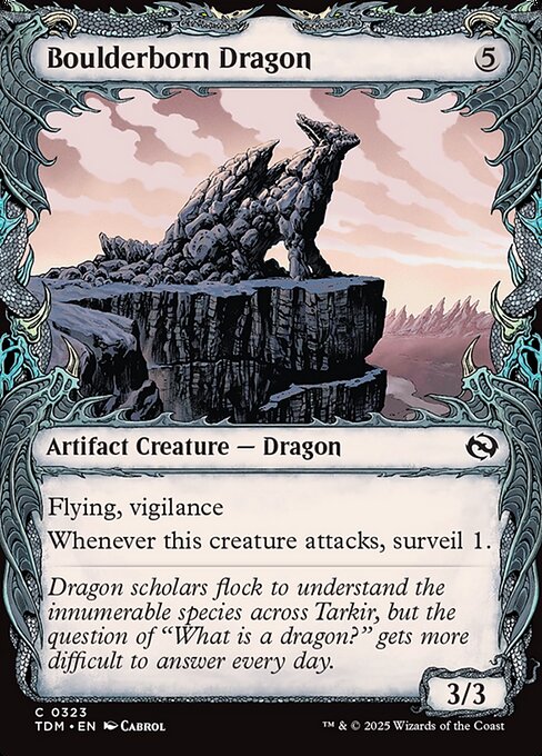 Boulderborn Dragon (323) [Tarkir: Dragonstorm]