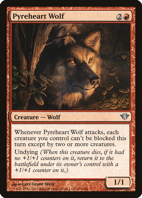Pyreheart Wolf (101) [Dark Ascension]