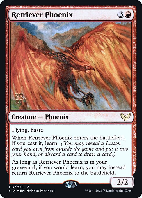Retriever Phoenix (113s) [Strixhaven: School of Mages Promos]