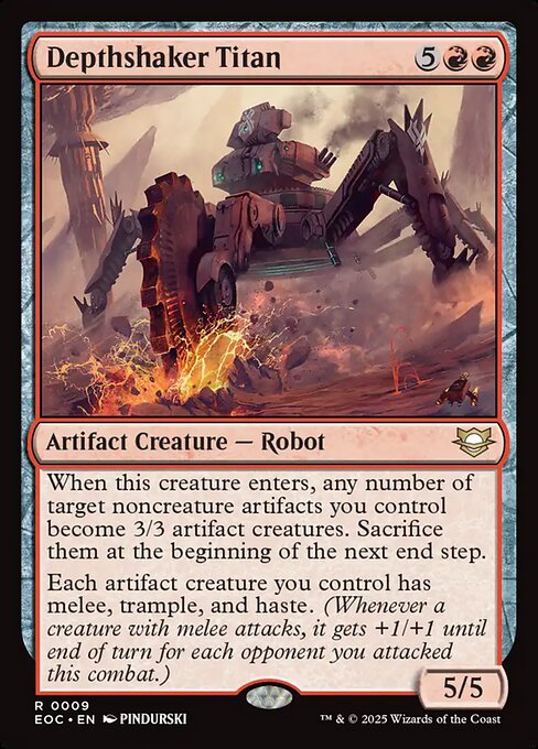 Depthshaker Titan (9) [Edge of Eternities Commander]
