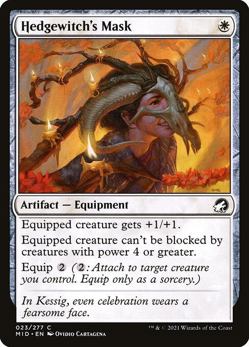 Hedgewitch's Mask (23) [Innistrad: Midnight Hunt]