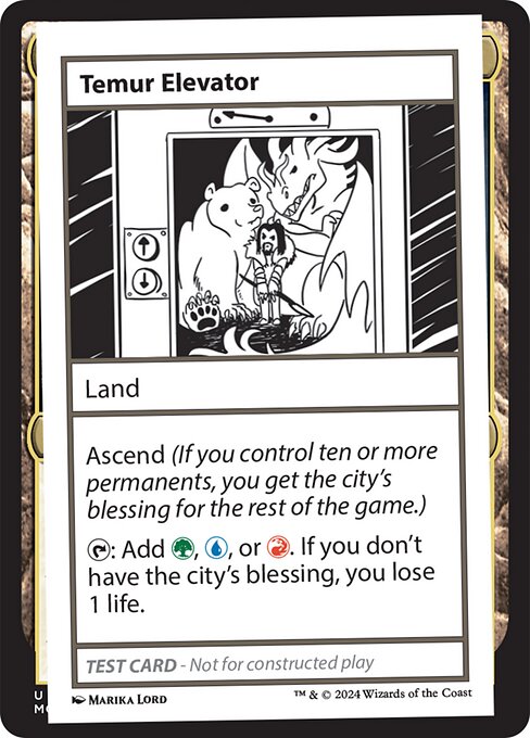 Temur Elevator (999-TE) [Mystery Booster 2]