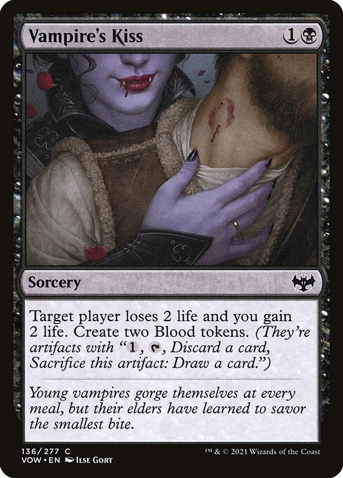 Vampire's Kiss (136) [Innistrad: Crimson Vow]