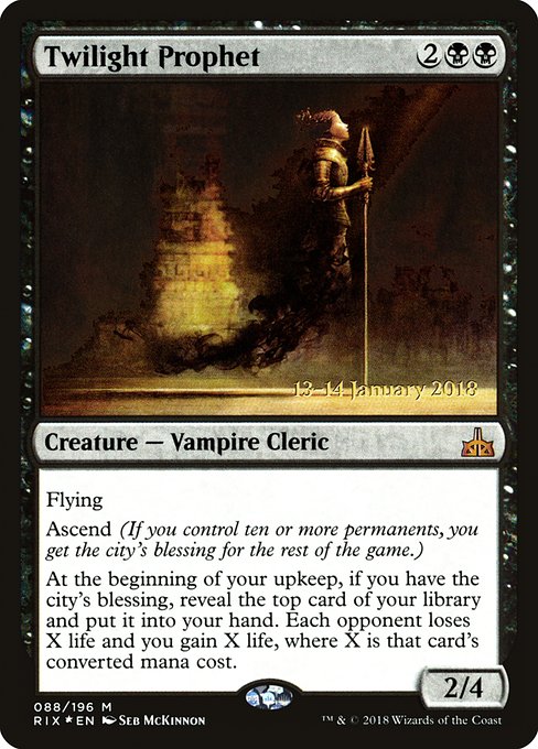 Twilight Prophet (88s) [Rivals of Ixalan Promos]