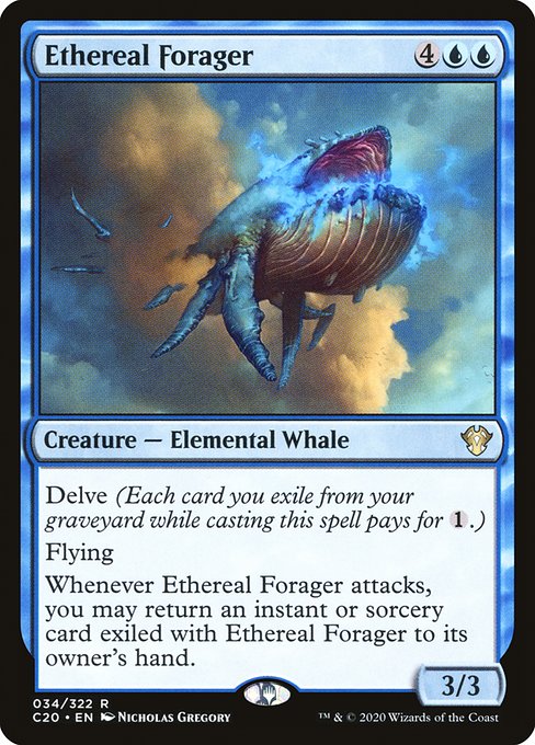 Ethereal Forager (34) [Commander 2020]