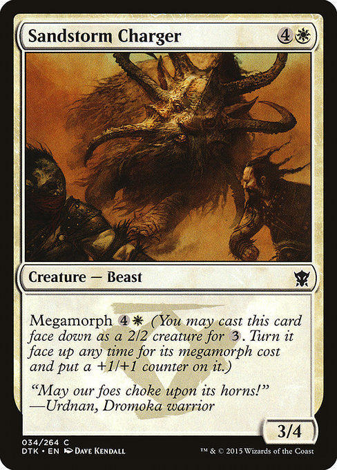Sandstorm Charger (34) [Dragons of Tarkir]