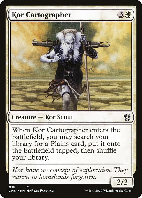 Kor Cartographer (18) [Zendikar Rising Commander]