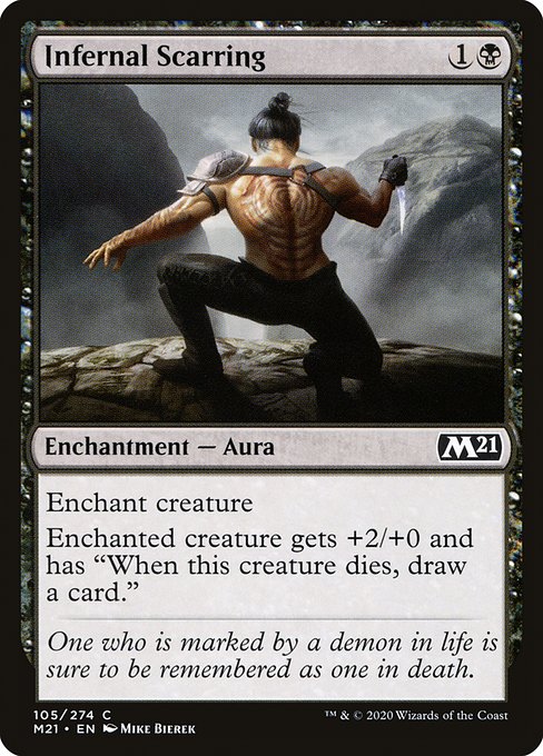 Infernal Scarring (105) [Core Set 2021]