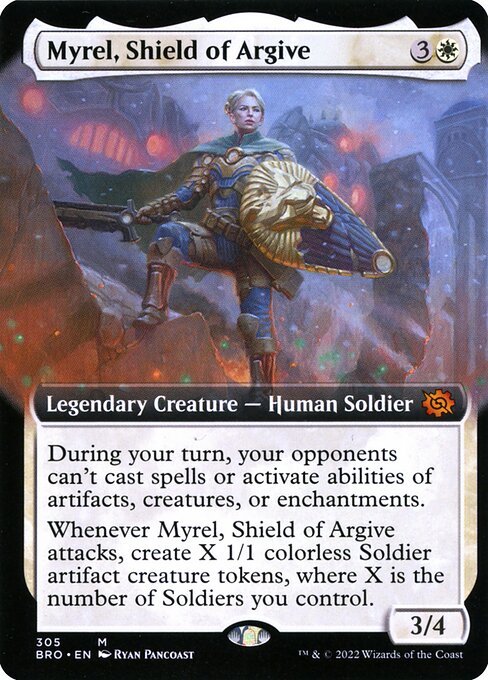 Myrel, Shield of Argive (305) [The Brothers' War] [Extended Art]