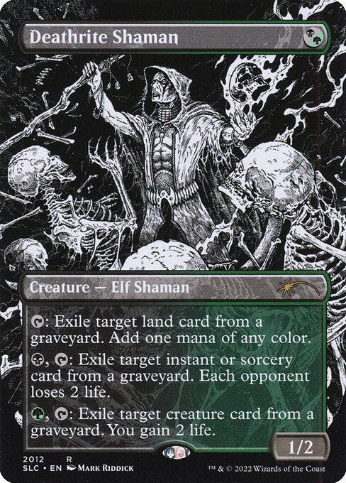 Deathrite Shaman (2012) [Secret Lair 30th Anniversary Countdown Kit] [Borderless]