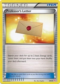 Professor's Letter (Sylveon) (28/30) [XY Trainer Kit Sylveon and Noivern]