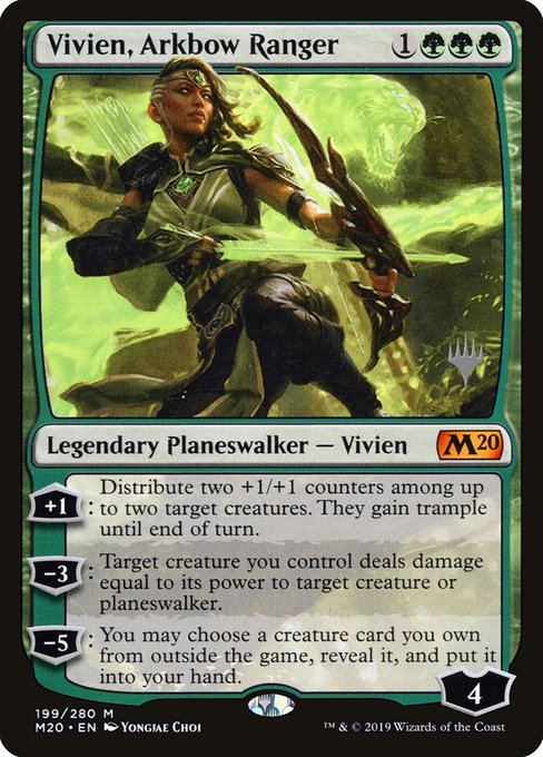 Vivien, Arkbow Ranger (199p) [Core Set 2020 Promos]