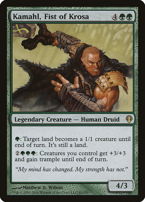 Kamahl, Fist of Krosa (61) [Archenemy]