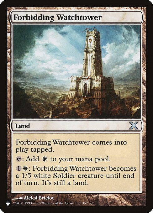 Forbidding Watchtower (10E-352) [The List]